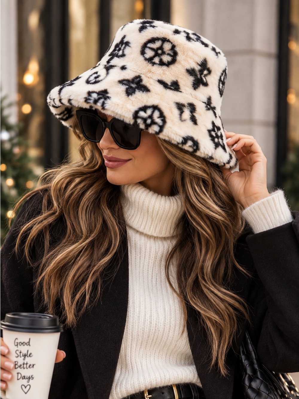 Fabulous Boho Faux Fur Fluffy Bucket Hat